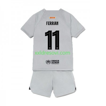 FC Barcelona Ferran Torres 11 Treći Dječji Komplet Dresovi za Nogomet 2022-2023 (+ kratke hlače)